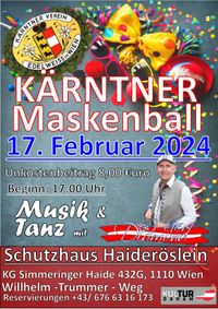 2024 Maskenball K&auml;rntner Fasching
